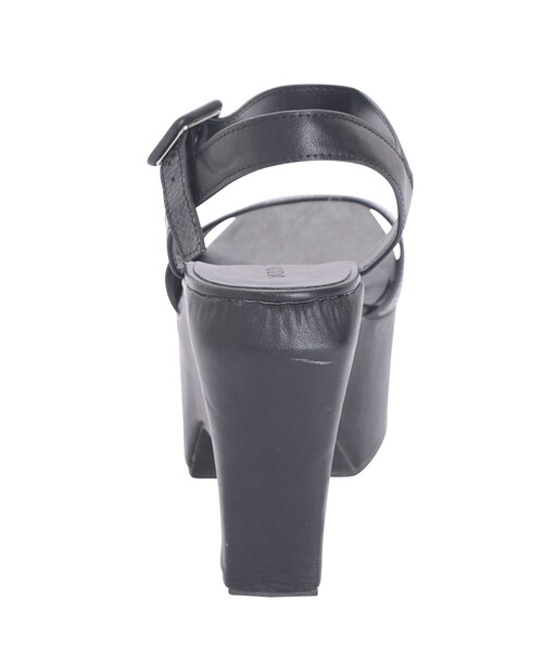 EMODA（エモダ）の「パイソンBULKY SANDALS（シューズ・レディース・ホワイト/ブラック・S/M/L）」の6枚目の写真