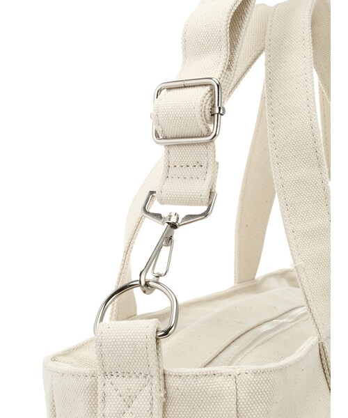 merry jenny（メリージェニー）の「A3フリルトート（バッグ・レディース・オフホワイト/ブラック/レッド・F）」の13枚目の写真