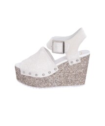 merry jenny | ハラコグリッター厚底サンダル(シューズ)