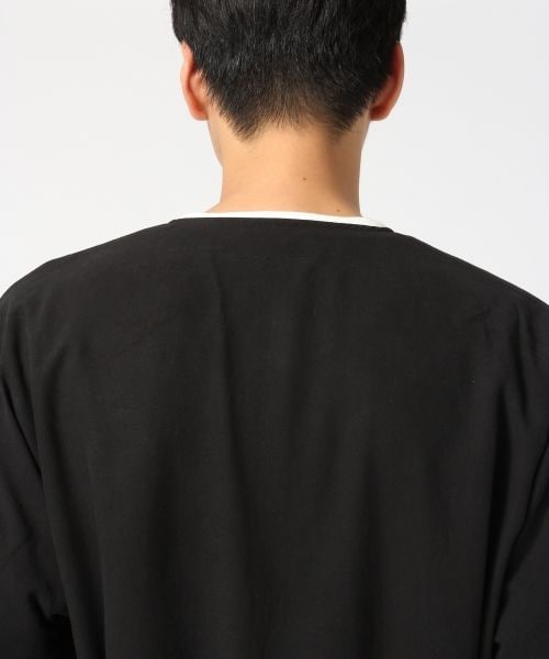 HARE（ハレ）の「フレンチリネンガウン8分袖（トップス・ブラック/グレー/チェリーレッド・S/M）」の11枚目の写真