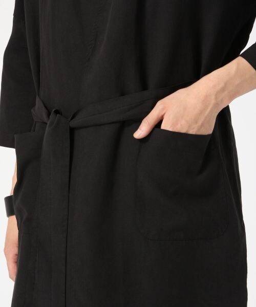 HARE（ハレ）の「フレンチリネンガウン8分袖（トップス・ブラック/グレー/チェリーレッド・S/M）」の9枚目の写真