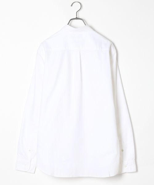 RAGEBLUE（レイジブルー）の「ナチュラルストレッチオックスシャツ（トップス・ホワイト/ワインレッド/オリーブ/ブルー/ネイビー・S/M/L/XL）」の6枚目の写真