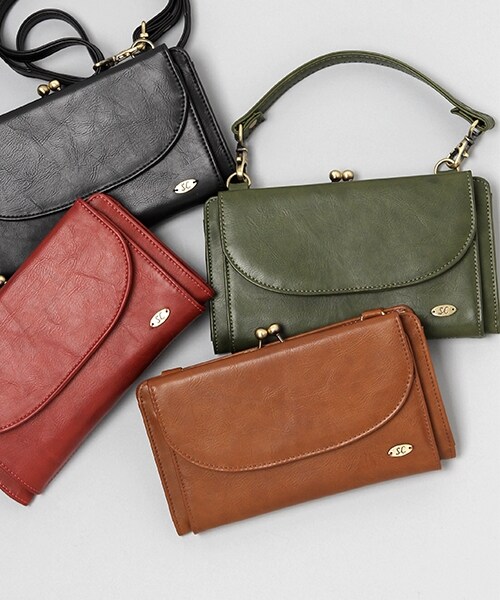 studio CLIP（スタディオクリップ）の「ウォレットショルダーバッグ（バッグ・ブラック/レッド/ブラウン/グリーン・F）」の18枚目の写真
