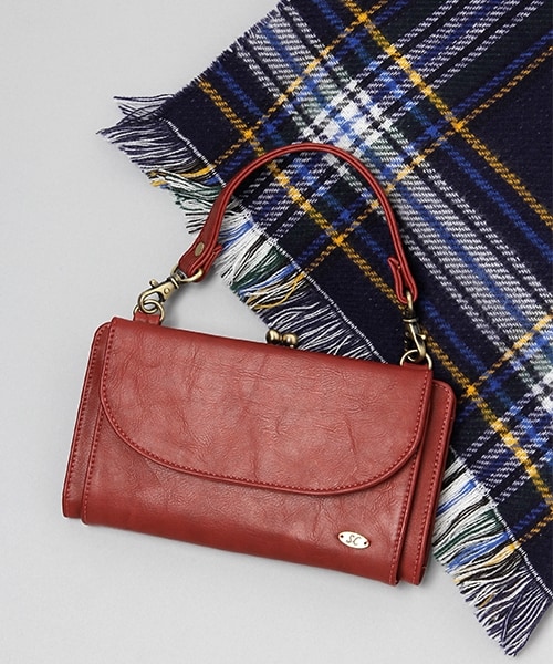 studio CLIP（スタディオクリップ）の「ウォレットショルダーバッグ（バッグ・ブラック/レッド/ブラウン/グリーン・F）」の4枚目の写真