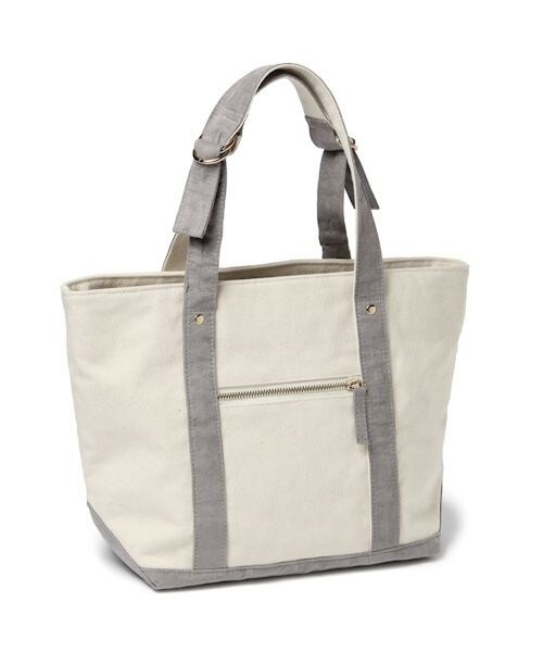 studio CLIP（スタディオクリップ）の「クラッチ付きダブルリングトートバッグ（バッグ・迷彩/グレー/マスタード・F）」の8枚目の写真