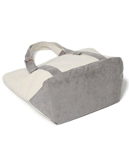 studio CLIP（スタディオクリップ）の「クラッチ付きダブルリングトートバッグ（バッグ・迷彩/グレー/マスタード・F）」の10枚目の写真