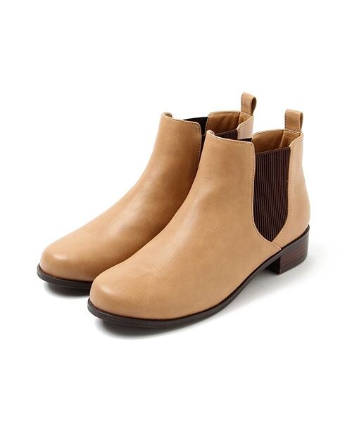 studio CLIP(スタディオクリップ)の「フェイクレザーサイドゴアブーツ(シューズ・ブラック/ブラウン/ベージュ・M/L/LL(WEB限定))」の7枚目の写真