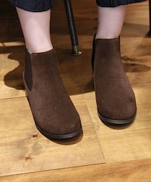 studio CLIP | フェイクスエードサイドゴアブーツ(シューズ)