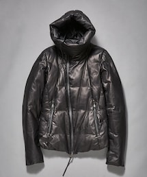 The Viridi-anne | The Viridi-anne ラムレザーダウンジャケット(ダウンジャケット/コート)