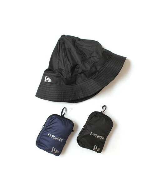 NEW ERA(ニューエラ)の「NEW ERA OUTDOOR Explorer Packable(ハット・メンズ・ブラック/ネイビー・7 12/7 58)」の2枚目の写真