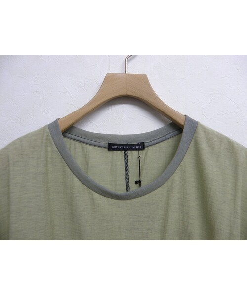 DIET BUTCHER(ダイエットブッチャー)の「DIET BUTCHER SLIM SKIN Tシャツ(黄)(Tシャツ/カットソー・メンズ・その他)」の2枚目の写真