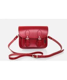 Zatchels | マイクロサッチェル/Red/ハンドル/マチ厚め(ショルダーバッグ)