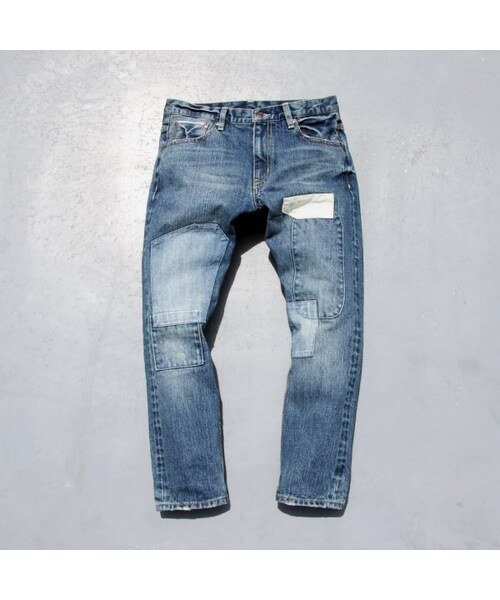 Audience（オーディエンス）の「赤耳68'sヴィンテージリペアアンクルパンツ（デニムパンツ・レディース・Navy Indigo/Blue Indigo・S/M/L/XL）」の2枚目の写真