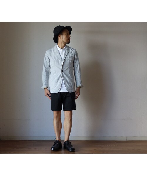 FOB FACTORY（エフオービーファクトリー）の「【ラスト1点！】F.O.B エフオービーファクトリー F2338 TAILORED JACKET テーラードジャケット L・GRY ライトグレー（テーラードジャケット・メンズ・その他）」の2枚目の写真