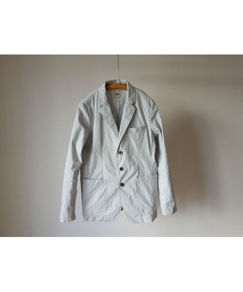 FOB FACTORY（エフオービーファクトリー）の「【ラスト1点！】F.O.B エフオービーファクトリー F2338 TAILORED JACKET テーラードジャケット L・GRY ライトグレー（テーラードジャケット・メンズ・その他）」の7枚目の写真