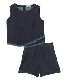 dazzlin | 【sc】ノースリフリンジデニムセットアップ(ワンピース/ドレス)