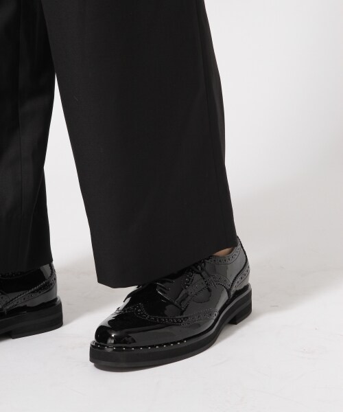 HARE（ハレ）の「タックワイドトラウザー（パンツ・ブラック/グレー/ブラウン・S/M/L）」の11枚目の写真