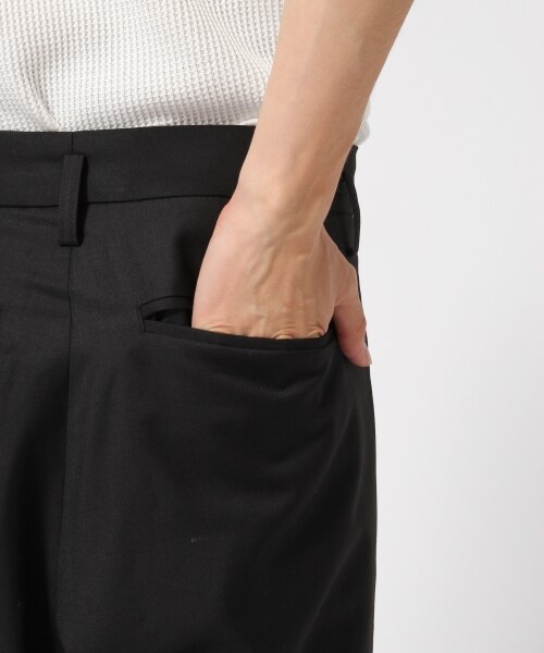 HARE（ハレ）の「タックワイドトラウザー（パンツ・ブラック/グレー/ブラウン・S/M/L）」の13枚目の写真