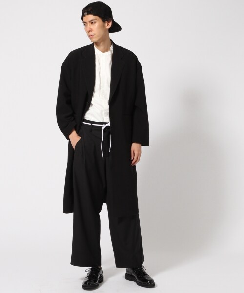 HARE（ハレ）の「タックワイドトラウザー（パンツ・ブラック/グレー/ブラウン・S/M/L）」の5枚目の写真