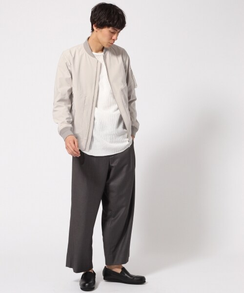 HARE（ハレ）の「タックワイドトラウザー（パンツ・ブラック/グレー/ブラウン・S/M/L）」の6枚目の写真