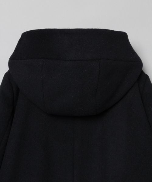 JEANASIS（ジーナシス）の「オーストラリアウールフードコート（ジャケット/アウター・チャコールグレー()/キャメル()/ネイビー()・FREE）」の10枚目の写真