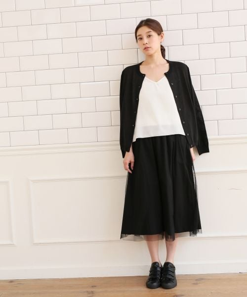 LEPSIM（レプシィム）の「チュールリバーシブルスカート