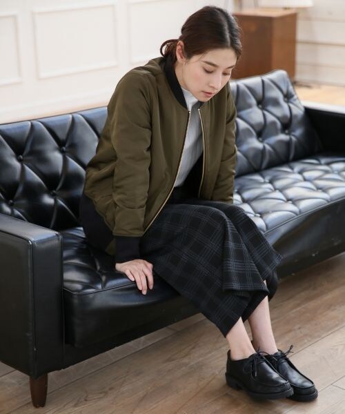 LEPSIM（レプシィム）の「リバーシブルブルゾン（ジャケット/アウター・キャメル/カーキ・M/L）」の4枚目の写真