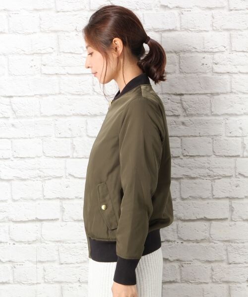 LEPSIM（レプシィム）の「リバーシブルブルゾン（ジャケット/アウター・キャメル/カーキ・M/L）」の7枚目の写真