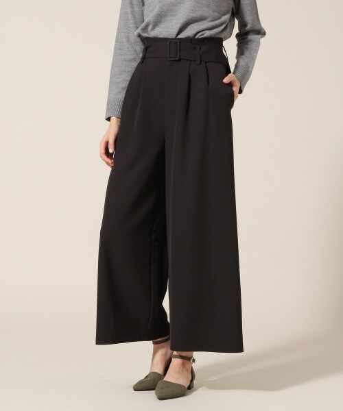 LOWRYS FARM（ローリーズファーム）の「★WEB先行予約アイテム★キャリーマンワイドパンツ（パンツ・オフ/ブラック/ピンク/ネイビー・F）」の2枚目の写真