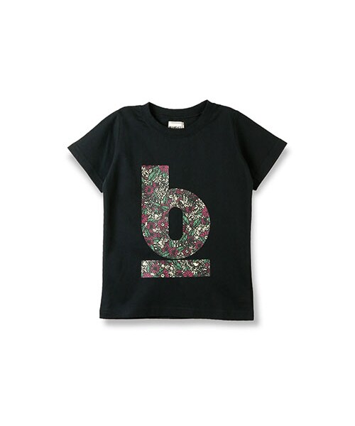 BRANSHES（ブランシェス）の「ボタニカルbプリントTシャツ（Tシャツ/カットソー・キッズ・オフホワイト/ブラック・90～140）」の2枚目の写真