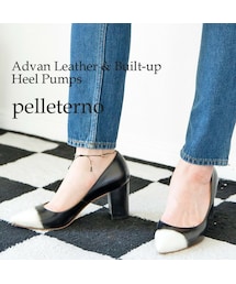 pelleterno | ペレテルノ スタックヒールパンプス(パンプス)