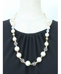 22 OCTOBRE | 【22OCTOBRE/ヴァンドゥー・オクトーブル】フェイクパールネックレス　2WEY(ネックレス)