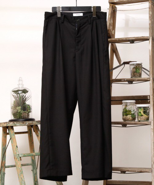 DETAILS（ディテールズ）の「DETAILS/ワイドスラックス【先行予約】（スラックス・メンズ・ブラック/グレー/ネイビー・SMALL/MEDIUM/LARGE）」の4枚目の写真