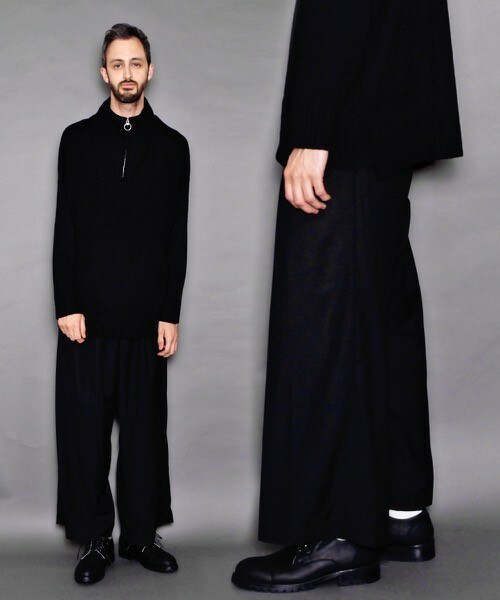 DETAILS（ディテールズ）の「DETAILS/ワイドスラックス【先行予約】（スラックス・メンズ・ブラック/グレー/ネイビー・SMALL/MEDIUM/LARGE）」の2枚目の写真