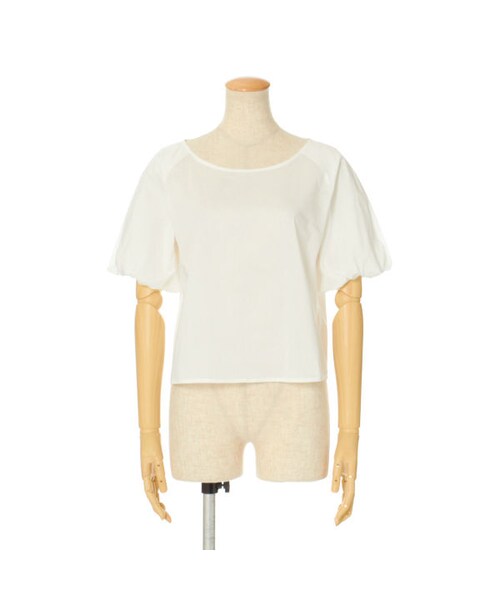 F i.n.t（フィント）の「バックリボンバルーンスリーブブラウス/F i.n.t（シャツ/ブラウス・レディース・その他）」の2枚目の写真