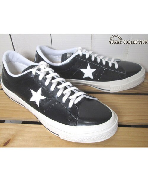 CONVERSE（コンバース）の「CONVERSE ONE STAR レザー OX BLK 黒
