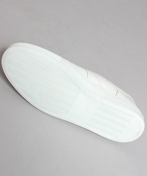 MEN'S BIGI（メンズビギ）の「【2016-17 A/W新作】ZUO(ズオ)別注 レザースニーカー/JAPN MADE(日本製)（スニーカー・メンズ・ホワイト/キャメル・M/L）」の12枚目の写真