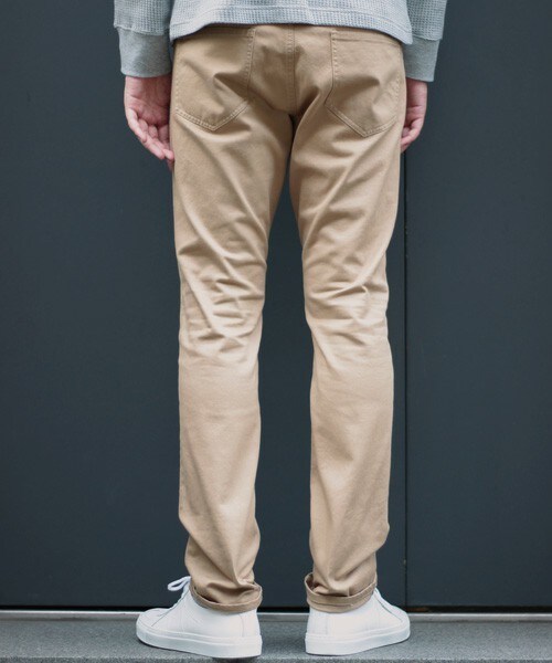 ESSENTIAL GARMENT MEN'S BIGI(エッセンシャルガーメントメンズビギ)の「【2016-17 A/W新作】5Pスリムテーパードパンツ/ストレッチ素材(チノパンツ・メンズ・ブラック/トップグレー/ベージュ/カーキ/ネイビー・SS/S/M/L)」の11枚目の写真