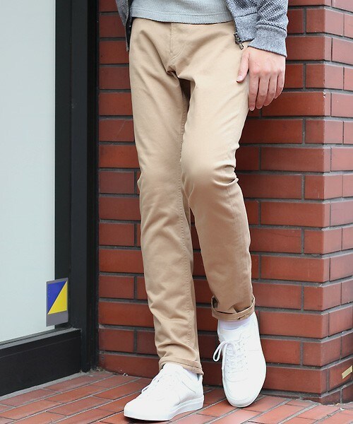 ESSENTIAL GARMENT MEN'S BIGI(エッセンシャルガーメントメンズビギ)の「【2016-17 A/W新作】5Pスリムテーパードパンツ/ストレッチ素材(チノパンツ・メンズ・ブラック/トップグレー/ベージュ/カーキ/ネイビー・SS/S/M/L)」の4枚目の写真