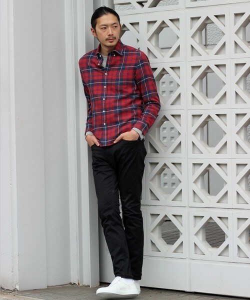 ESSENTIAL GARMENT MEN'S BIGI(エッセンシャルガーメントメンズビギ)の「【2016-17 A/W新作】5Pスリムテーパードパンツ/ストレッチ素材(チノパンツ・メンズ・ブラック/トップグレー/ベージュ/カーキ/ネイビー・SS/S/M/L)」の13枚目の写真