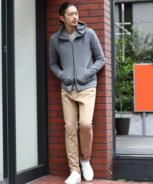 ESSENTIAL GARMENT MEN'S BIGI(エッセンシャルガーメントメンズビギ)の「【2016-17 A/W新作】5Pスリムテーパードパンツ/ストレッチ素材(チノパンツ・メンズ・ブラック/トップグレー/ベージュ/カーキ/ネイビー・SS/S/M/L)」の12枚目の写真