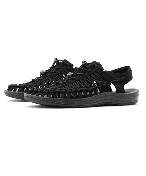 KEEN(キーン)の「ウィメンズ キーン ユニークサンダル モノクローム ブラック KEEN UNEEK W-BLACK/BLACK 1014099(サンダル・レディース・ブラック・23cm/23.5cm/24cm/24.5cm)」の1枚目の写真