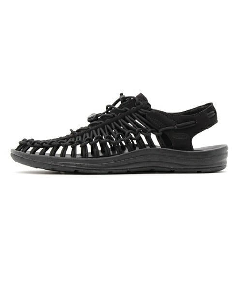 KEEN(キーン)の「ウィメンズ キーン ユニークサンダル モノクローム ブラック KEEN UNEEK W-BLACK/BLACK 1014099(サンダル・レディース・ブラック・23cm/23.5cm/24cm/24.5cm)」の2枚目の写真