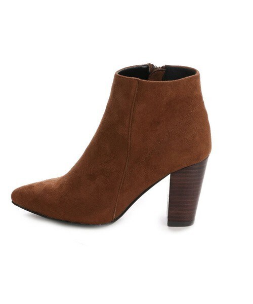 EVOL（イーボル）の「EVOL ILIMA 切り替えポインテッドショートブーツ IH7294（ブーツ・レディース・ブラック/ブラック系その他/ベージュ/キャメル・22.0cm/22.5cm/23.0cm/23.5cm/24.0cm/24.5cm）」の6枚目の写真