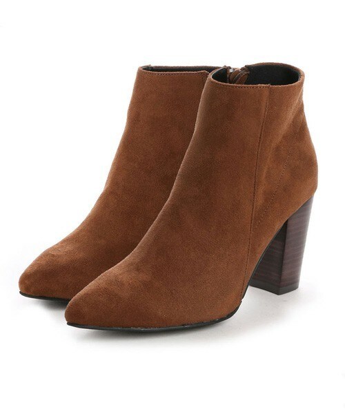 EVOL（イーボル）の「EVOL ILIMA 切り替えポインテッドショートブーツ IH7294（ブーツ・レディース・ブラック/ブラック系その他/ベージュ/キャメル・22.0cm/22.5cm/23.0cm/23.5cm/24.0cm/24.5cm）」の4枚目の写真