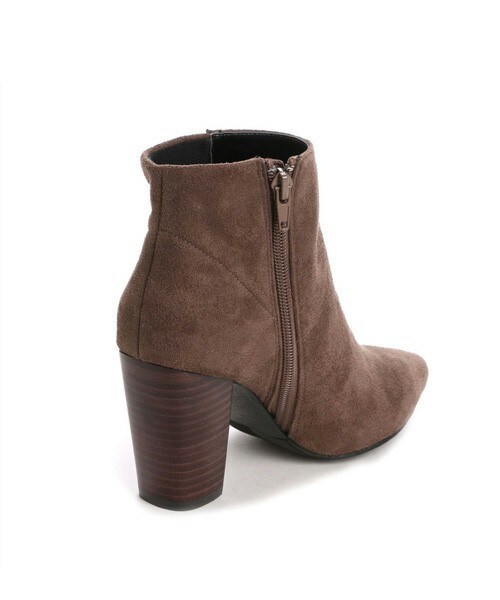 EVOL（イーボル）の「EVOL ILIMA 切り替えポインテッドショートブーツ IH7294（ブーツ・レディース・ブラック/ブラック系その他/ベージュ/キャメル・22.0cm/22.5cm/23.0cm/23.5cm/24.0cm/24.5cm）」の7枚目の写真