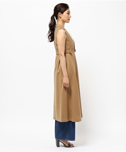 Taro Horiuchi 未使用 ベージュ ノースリーブ トップス Taro Horiuchi