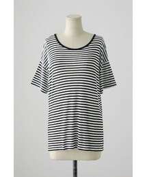 imvely | カジュアルブラックボーダーＴ(Tシャツ/カットソー)