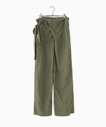 DHOLIC | リネン混サイドタイワイドパンツ(その他パンツ)