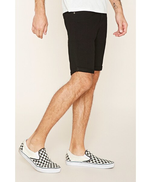 FOREVER 21（フォーエバー トゥエンティーワン）の「[MEN]クリーンウォッシュデニムショートパンツ（パンツ・メンズ・BLACK・28/29/30/31/32/33/34）」の2枚目の写真